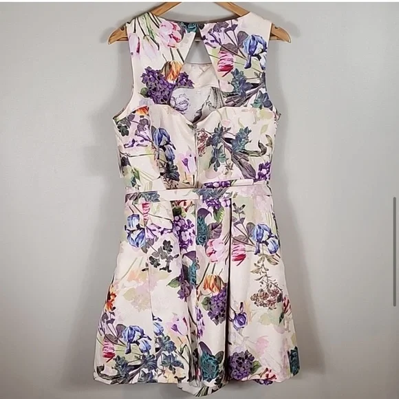 Nwt Danny & Nicole Floral Fit & Flare Dress Size 18 - Picture 12 of 15
